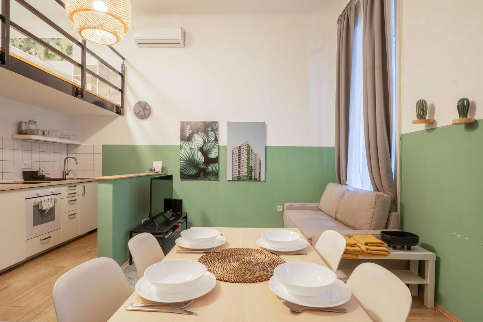 Cosy Studio In Terezvaros W41 Green Budapeste Exterior foto